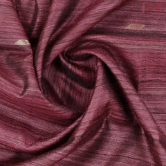 Burgundy Ghicha Kadhi Tussar Silk Saree