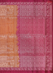 Copper Brown Soft Silk Saree