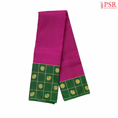 Dark Purple Kanchipuram Silk Saree
