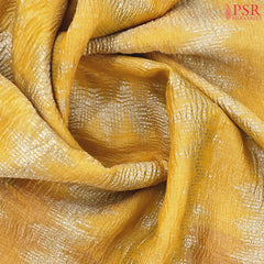 Tuscany Yellow Banaras Tissue Silk Saree