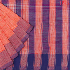 Scarlet Red Mangalagiri Cotton Saree
