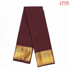 Brown Kanchipuram Silk Saree