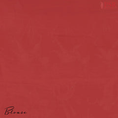 Red Silk Cotton Saree
