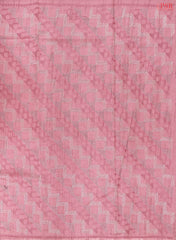 Thistle Pink Semi Tussar Embroidery Saree