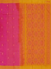 Magenta Pink Kanchi Cotton Saree