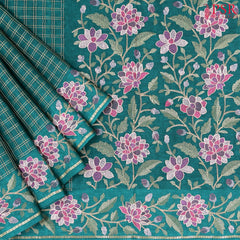 Egyptian Green Semi Tussar Saree