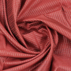 Garnet Red Ikkat Tussar Saree