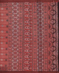 Maroon Mangalagiri Cotton Saree