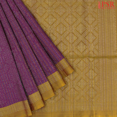 Dark Magenta Purple Soft Silk Saree