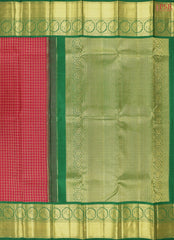Crimson Red Kanchipuram Silk Saree