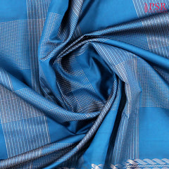 Peacock Blue Soft Art Silk Saree