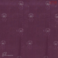 Dark Purple Assam Saree