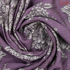 Dark African Violet Assam Saree