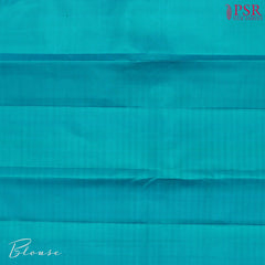 Off White & Pink Kanchipuram Silk Saree