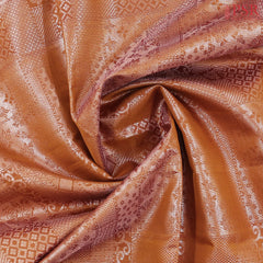 Copper Brown Soft Silk Saree