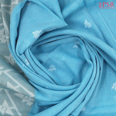 Maya Blue Byloom Cotton Saree