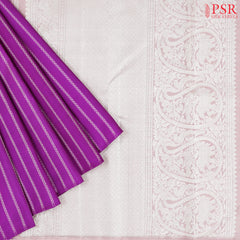 Orchid Purple Kanchipuram Silk Saree
