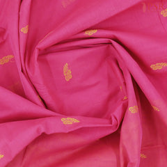Magenta Pink Kanchi Cotton Saree
