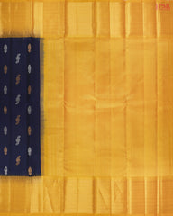 Midnight Blue Kanchipuram Silk Saree