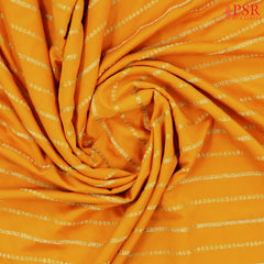 Marigold Semi Binny Silk Saree