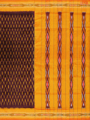 Brown Pochampally Silk Saree