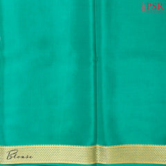 Persian Green Mysore Silk Saree
