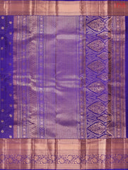 Persian Indigo Kanchipuram Silk Saree