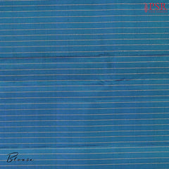 Dark Peacock Blue Kanchipuram Silk Saree