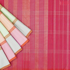 Multicolor Kanchipuram Silk Saree