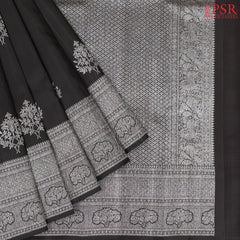 Black Kanchipuram Silk Saree