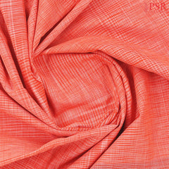 Scarlet Red Mangalagiri Cotton Saree