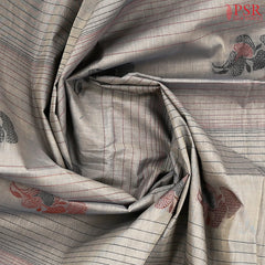 Cloud Grey Kovai Cotton Saree