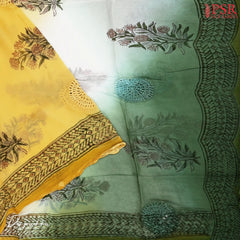 Jasmine Yellow Pure Cotton Dress Material