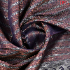Aubergine Purple Soft Silk Saree
