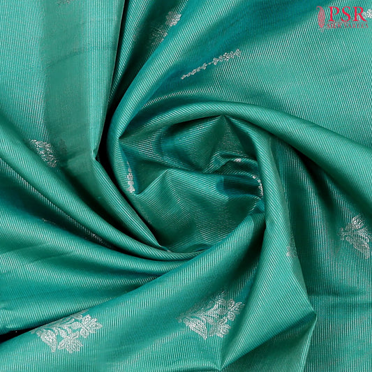 Tiffany Blue Tissue Soft Silk Saree