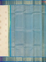Cream Beige Kanchipuram Silk Saree
