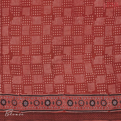 Maroon Mangalagiri Cotton Saree