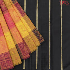 Multicolor Kanchipuram Silk Saree