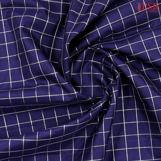 Dark Blue Kanchipuram Silk Saree