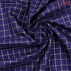 Dark Blue Kanchipuram Silk Saree