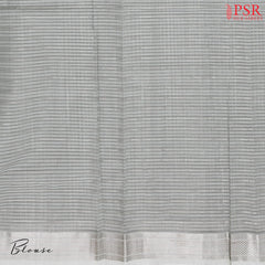 Gainsboro Grey Mangalagiri Cotton Saree