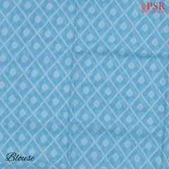 Light Blue Byloom Cotton Saree
