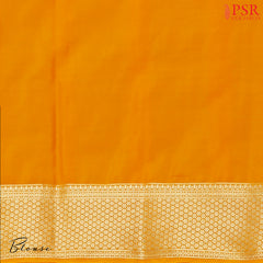 Marigold Semi Binny Silk Saree