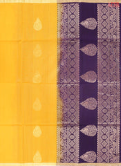 Amber Yellow Silk Cotton Saree
