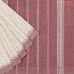 Floral Beige Kanchi Cotton Saree