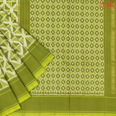 Pear Green Pochampally Silk Saree