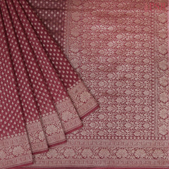 Maroon Georgette Saree