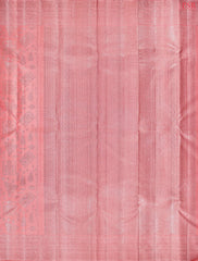 Georgia Peach Kanchipuram Jacquard Silk Saree