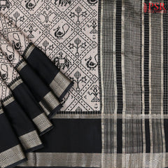 Pewter Cast Assam Saree