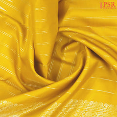 Pineapple Yellow Kanchipuram Silk Saree